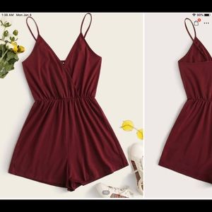 SHEIN maroon romper